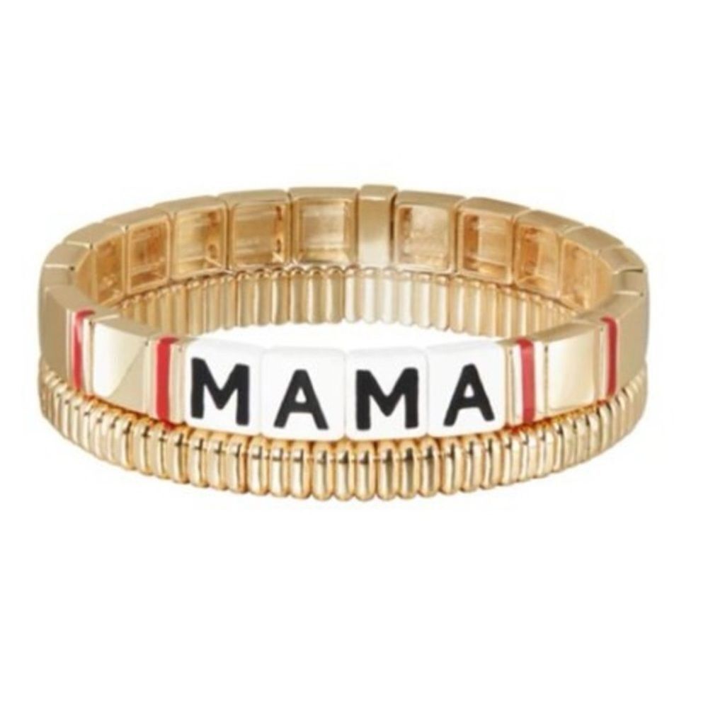 Roxanne Assoulin MAMA Bracelet Stack Set of Two, NWOT